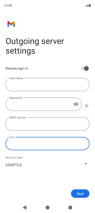 Press the drop down list below 