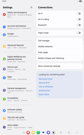 Press Accounts and backup.