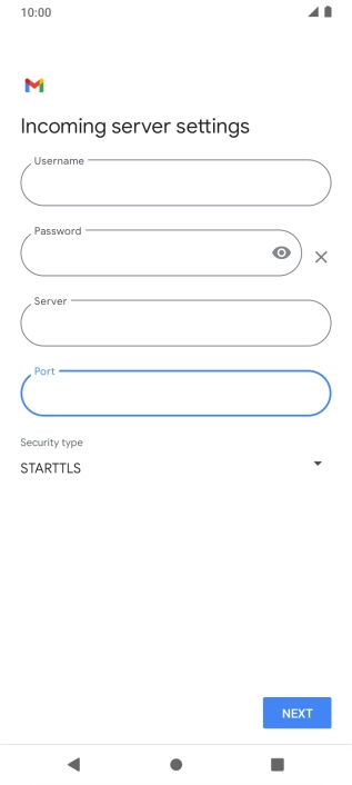 Press the drop down list below 