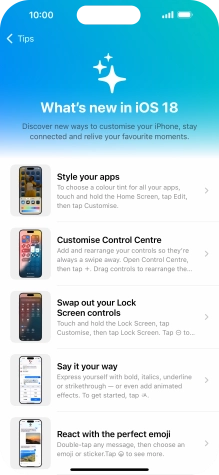 Slide your finger upwards starting from the bottom of the screen to return to the home screen.