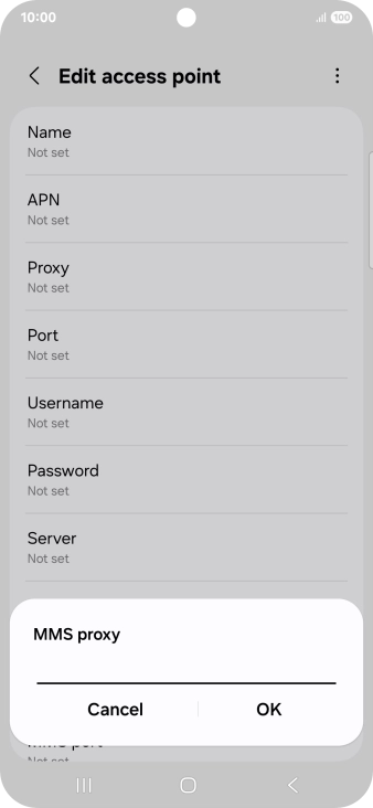Key in 10.202.002.060 and press OK.