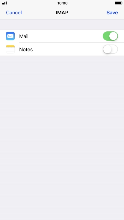 Press Save. Your email account has now been set up. To select more settings for incoming and outgoing server, proceed with the following steps.