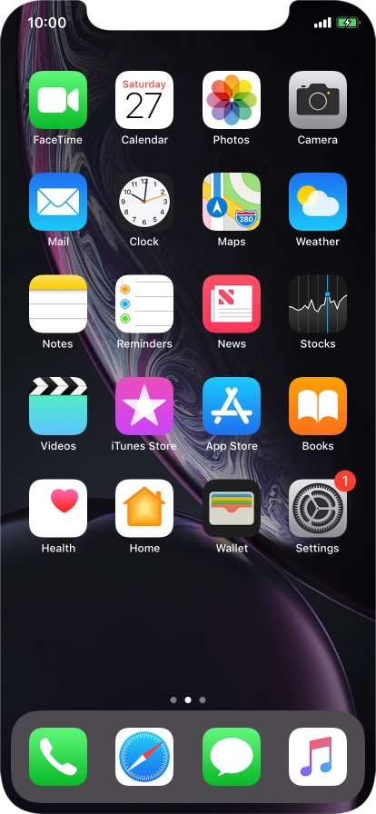 When the battery charging icon is displayed, the battery is charging.