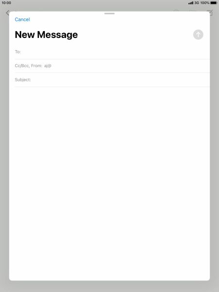 Press To: and key in the first letters of the recipient's name.