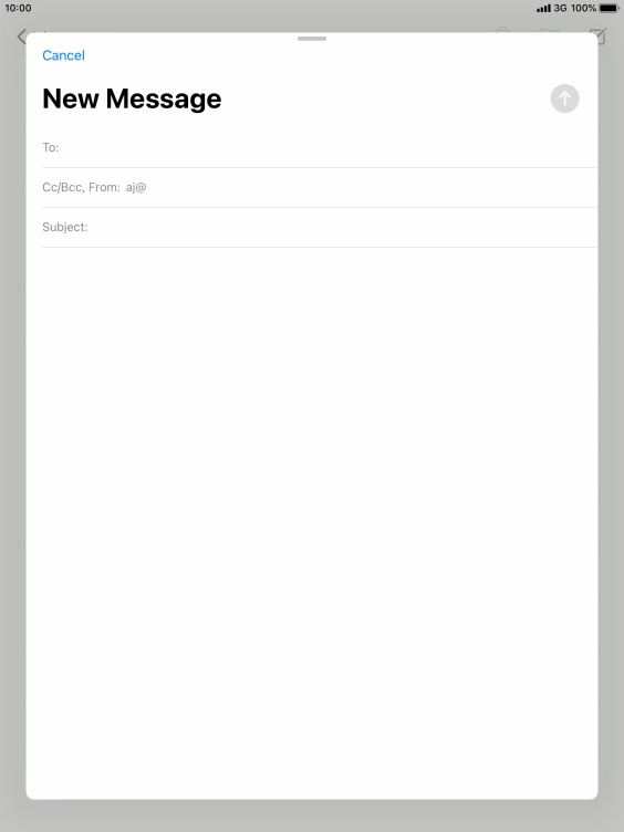 Press To: and key in the first letters of the recipient's name.
