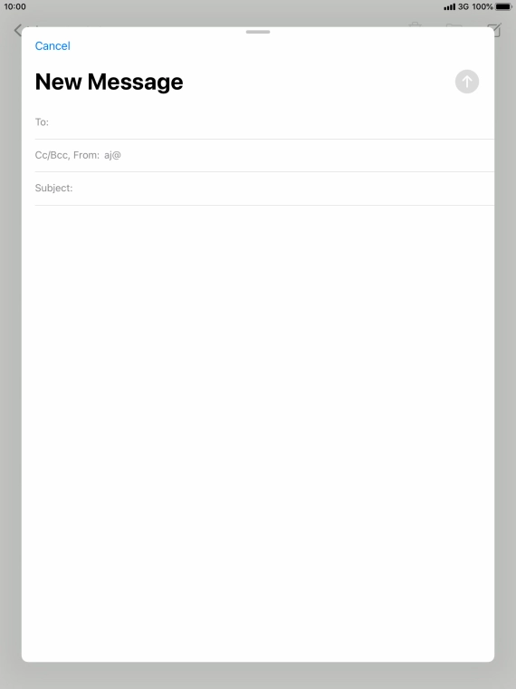 Press To: and key in the first letters of the recipient's name.