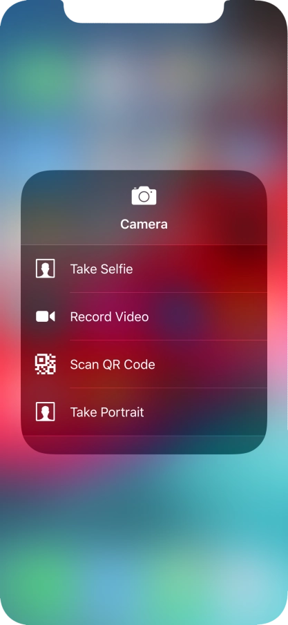 Press the required function and follow the instructions on the screen to use the selected function.