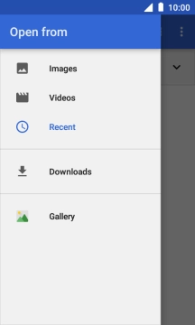 Press Images and go to the required folder.