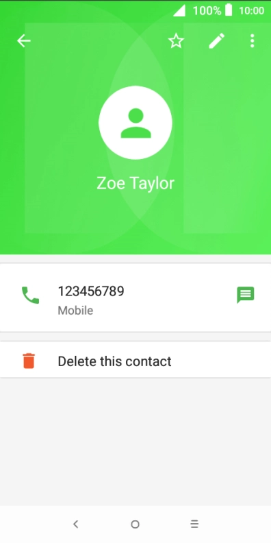 Press the Home key to return to the home screen.