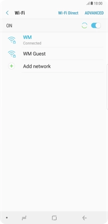 Press the Home key to return to the home screen.