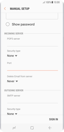 Press the drop down list below 