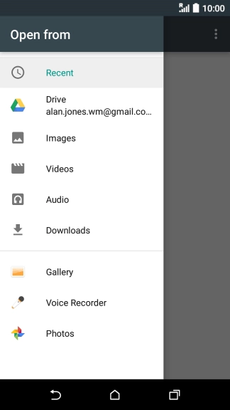 Press Images and find the required file.