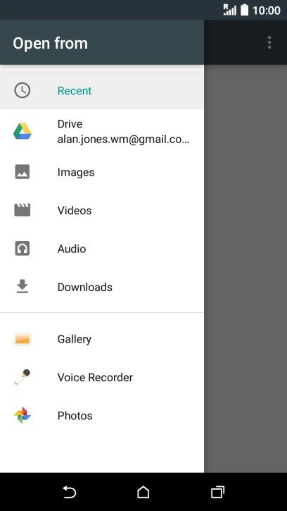 Press Images and find the required file.