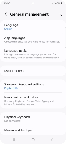 Press Date and time.