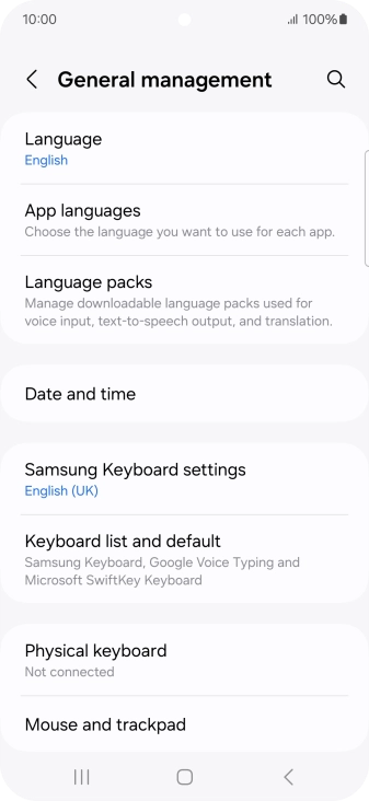 Press Date and time.