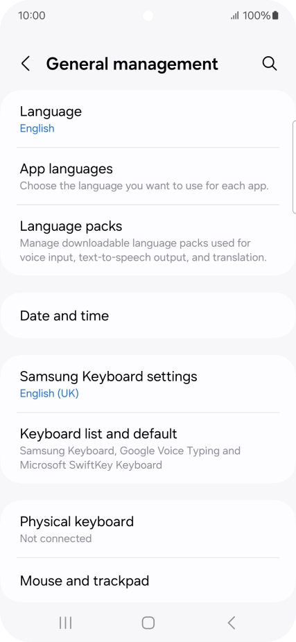 Press Date and time.