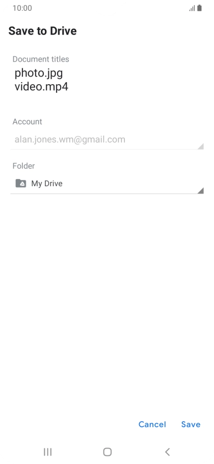 Press the field below 