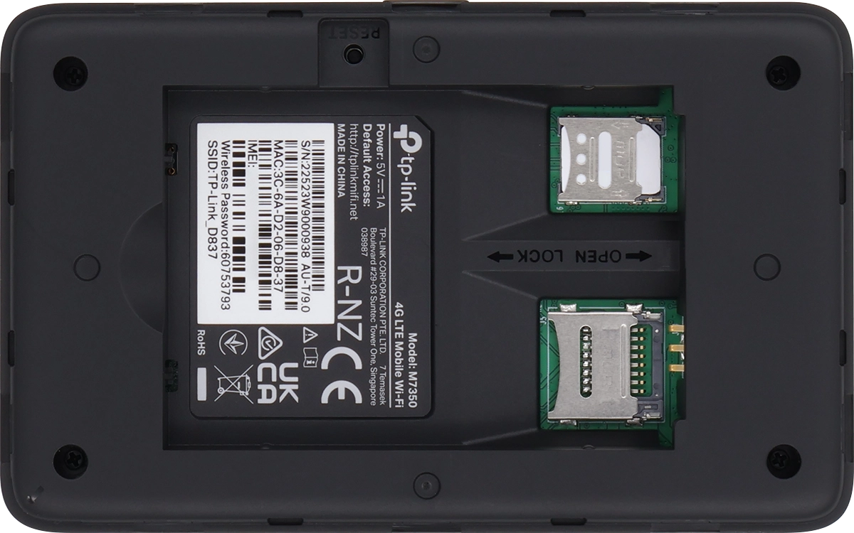 You can also find the login information on the inside of your router.