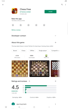 Press the Home key to return to the home screen.