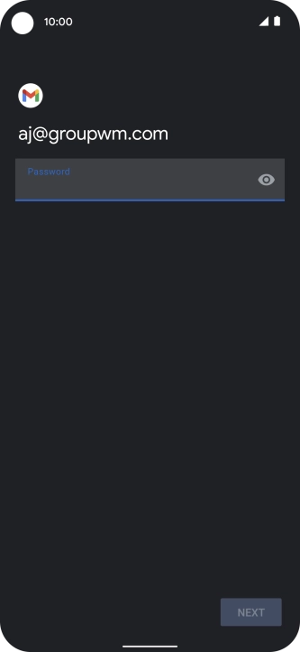 Press the field below 