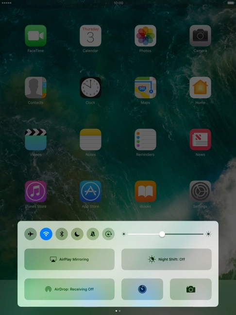 Press the silent mode icon to turn the function on or off.