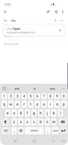 Press the required contact.