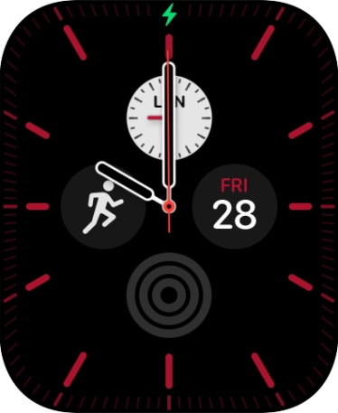 When the battery charging icon is displayed, the battery is charging.