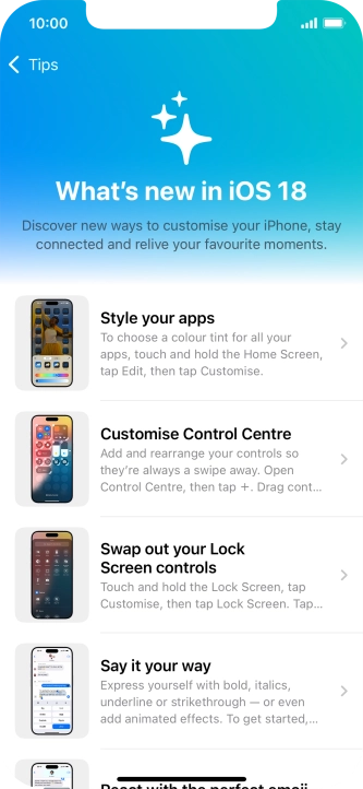Slide your finger upwards starting from the bottom of the screen to return to the home screen.