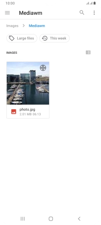 Press the required file.