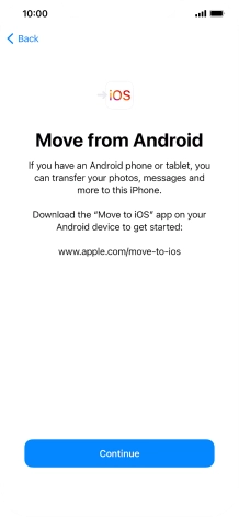 To transfer content to your phone, you need to install the app 