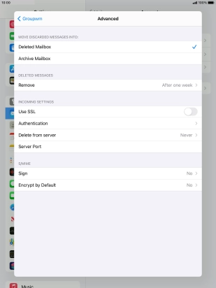 Press Authentication.