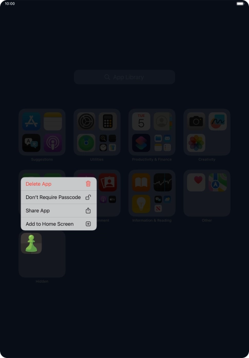 Press Don't Require Passcode.