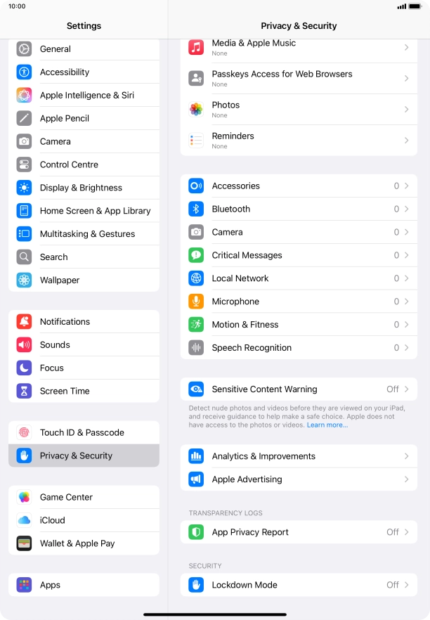 Press Sensitive Content Warning.