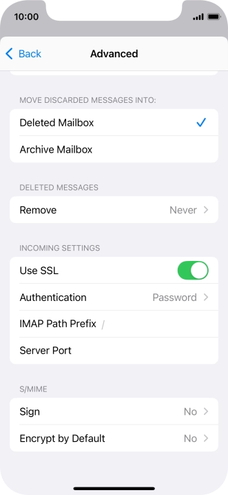 Press Authentication.