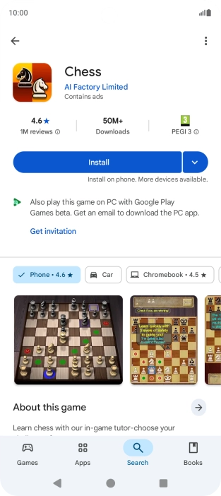 Press the Home key to return to the home screen.
