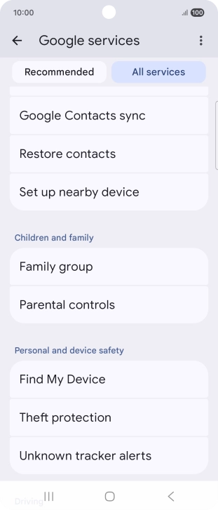 Press Find My Device.