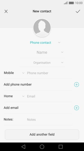 Press the address book drop down list.
