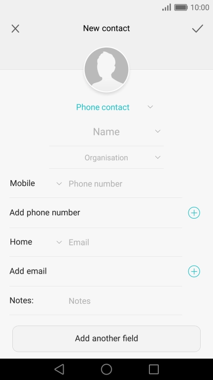 Press the address book drop down list.