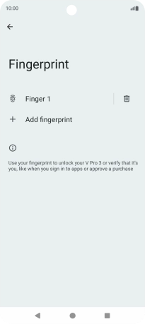 Press the Return key twice.