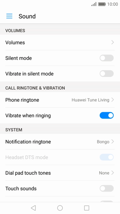 Press Phone ringtone.