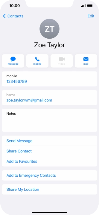 Press the required number.