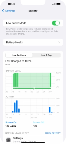 Slide your finger upwards starting from the bottom of the screen to return to the home screen.