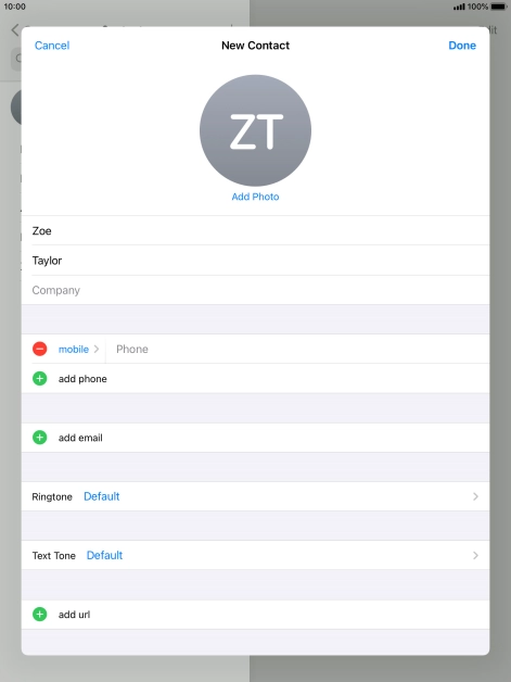 Press Phone and key in the required phone number.
