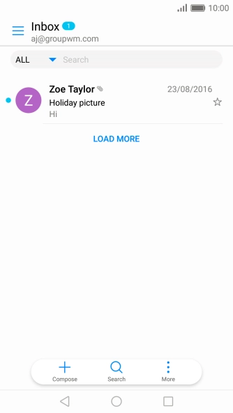 Press the Home key to return to the home screen.