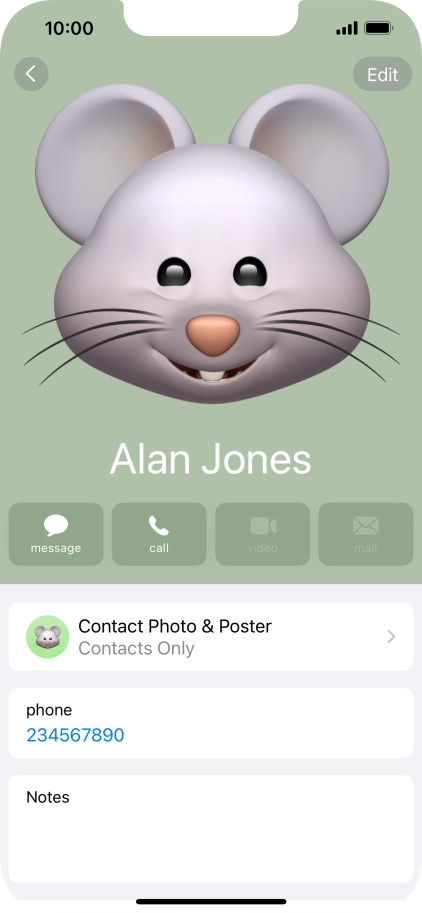Slide your finger upwards starting from the bottom of the screen to return to the home screen.