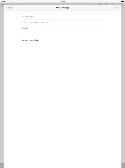 Press Subject and key in the required subject.