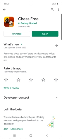 Press the Home key to return to the home screen.