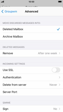 Press Authentication.