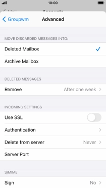 Press Authentication.