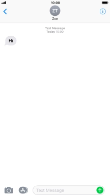 Press the Home key to return to the home screen.